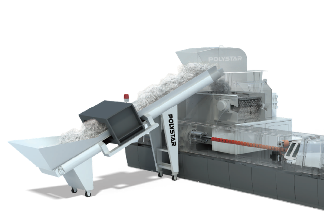 Repro-One Shredder integrated plastic recycling machine for raffia and woven bag