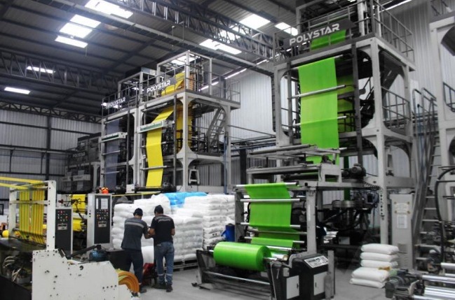 blown film machines for bag production