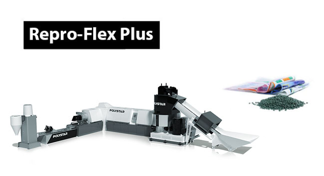 Repro-Flex Plus İki Kademeli Plastik Granül Makinası