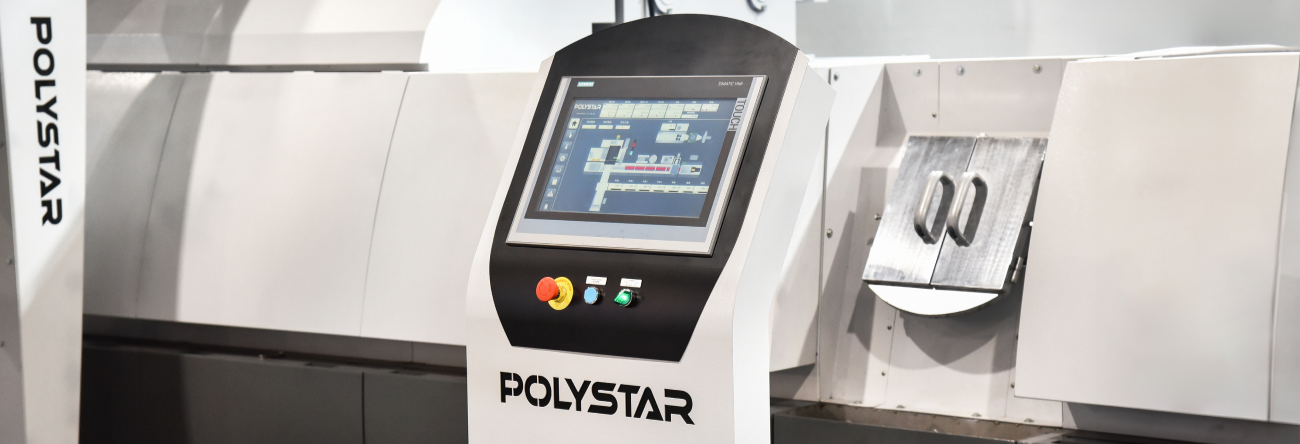 POLYSTAR geri dönüşüm makinası PLC kontrol sistemi