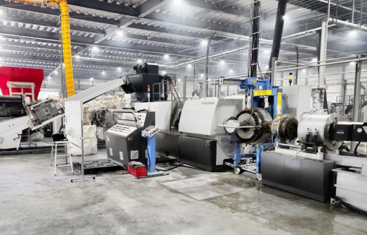 Installation of Versatile Recycling Machine in Japan