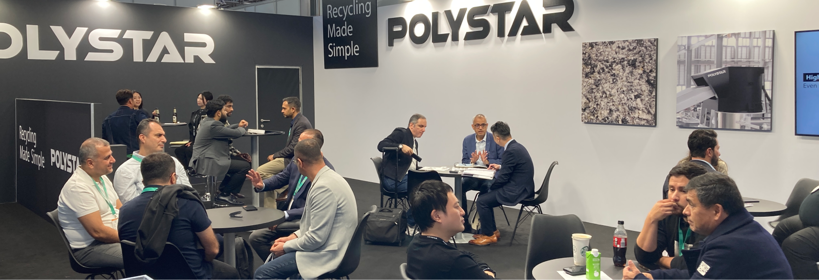 Polystar's booth at K 2025 in Düsseldorf Polystar's booth at K 2025 in Düsseldorf