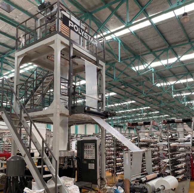  Monolayer Blown Film Machine for PE Liner Bag Production in Indonesia