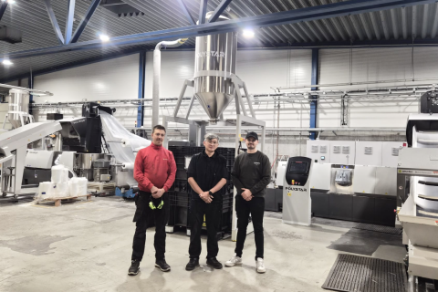 Two Recycling Machines are Installed in Sweden - Following by a Blown Film Line for Circular Manufacturing