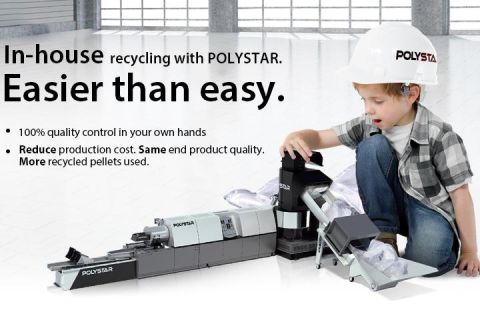 In-house Recycling with POLYSTAR. Easier than Easy