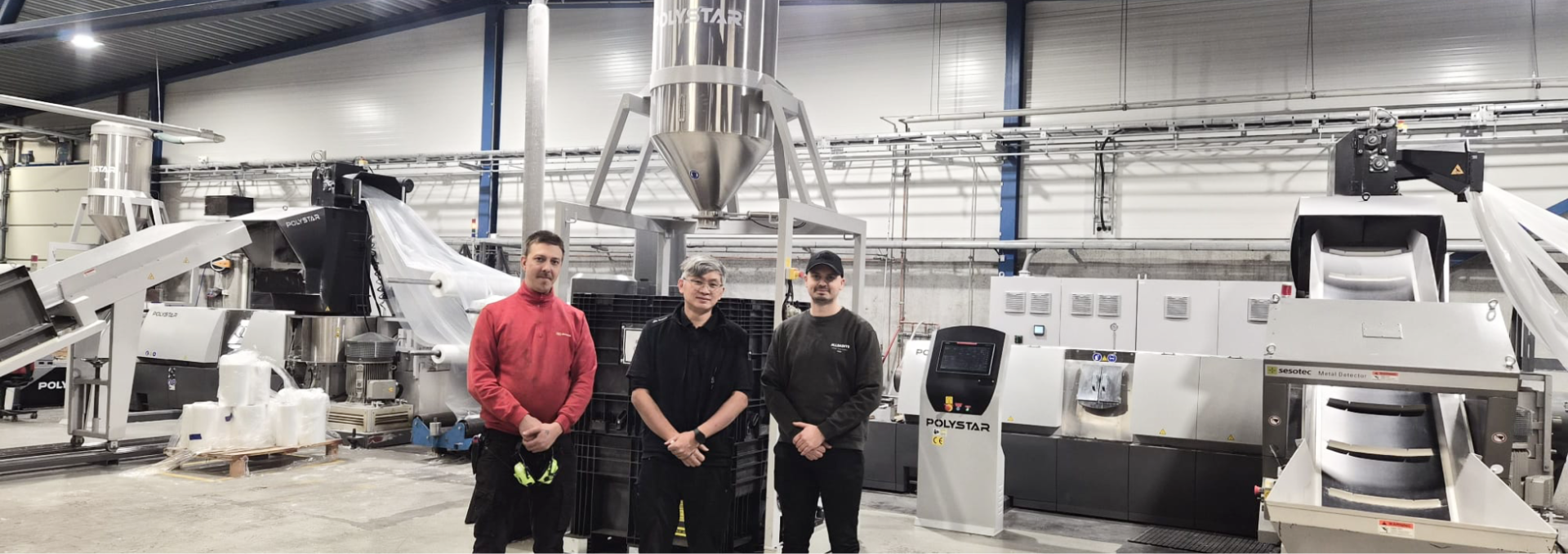 two polystar recycling machine installed in sweden two polystar recycling machine installed in sweden