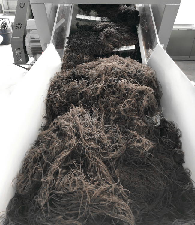 PP fiber recycling