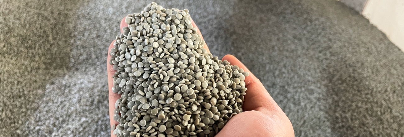 Recycled plastic pellets made by POLYSTAR machine