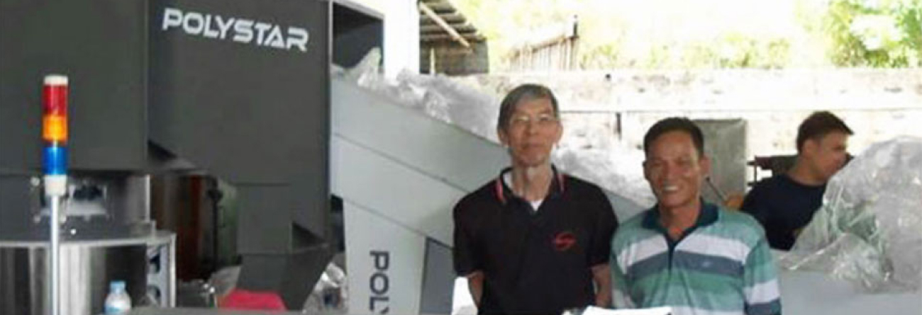 POLYSTAR recycling machine Philippines