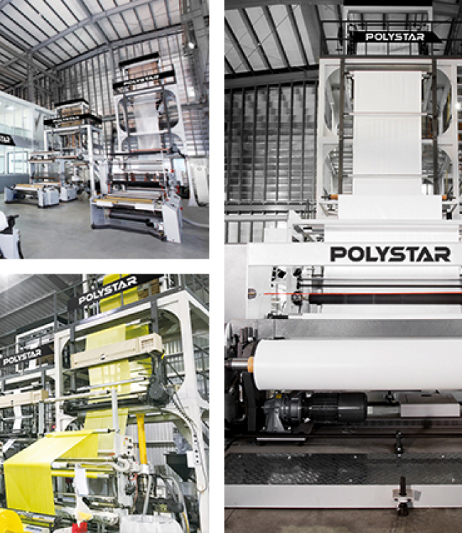 POLYSTAR blown film ekstruder makinaları