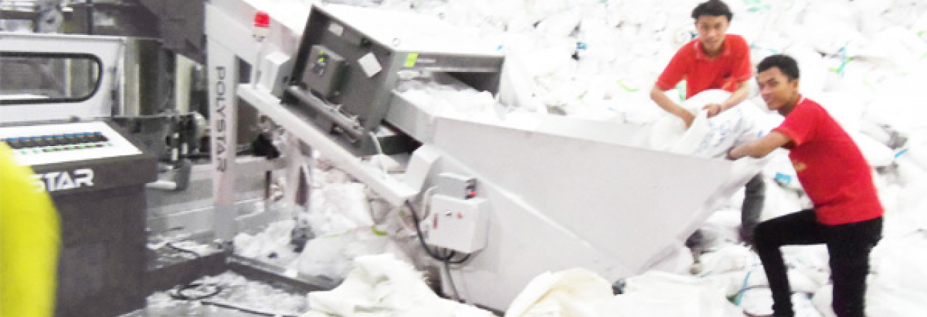 印尼Solo最大薄膜生產商使用POLYSTAR回收機