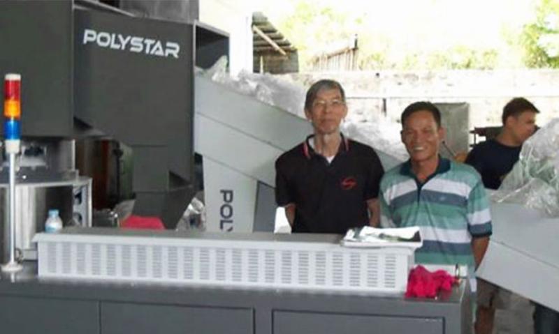 New Recycling Line for Heavily Printed Film Installed in the Philippines